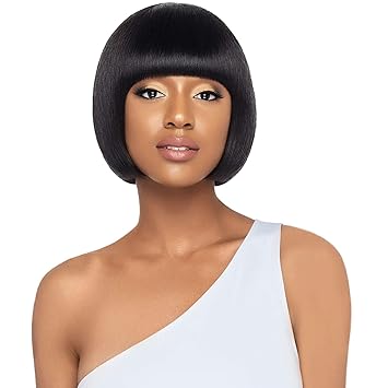 Amazon Com Outre Human Hair Wig Duby Wig Bob Fringe 2 Beauty