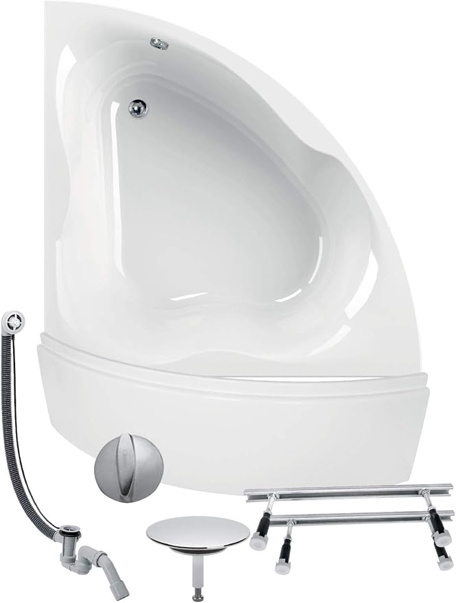 Calmwaters Vorwand-Badewanne 160x75cm - Fugenloses Design Mit Schürze Komplettset