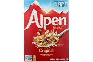 ALPEN CEREAL MUESLI ORGNL W RAI, 14 OZ