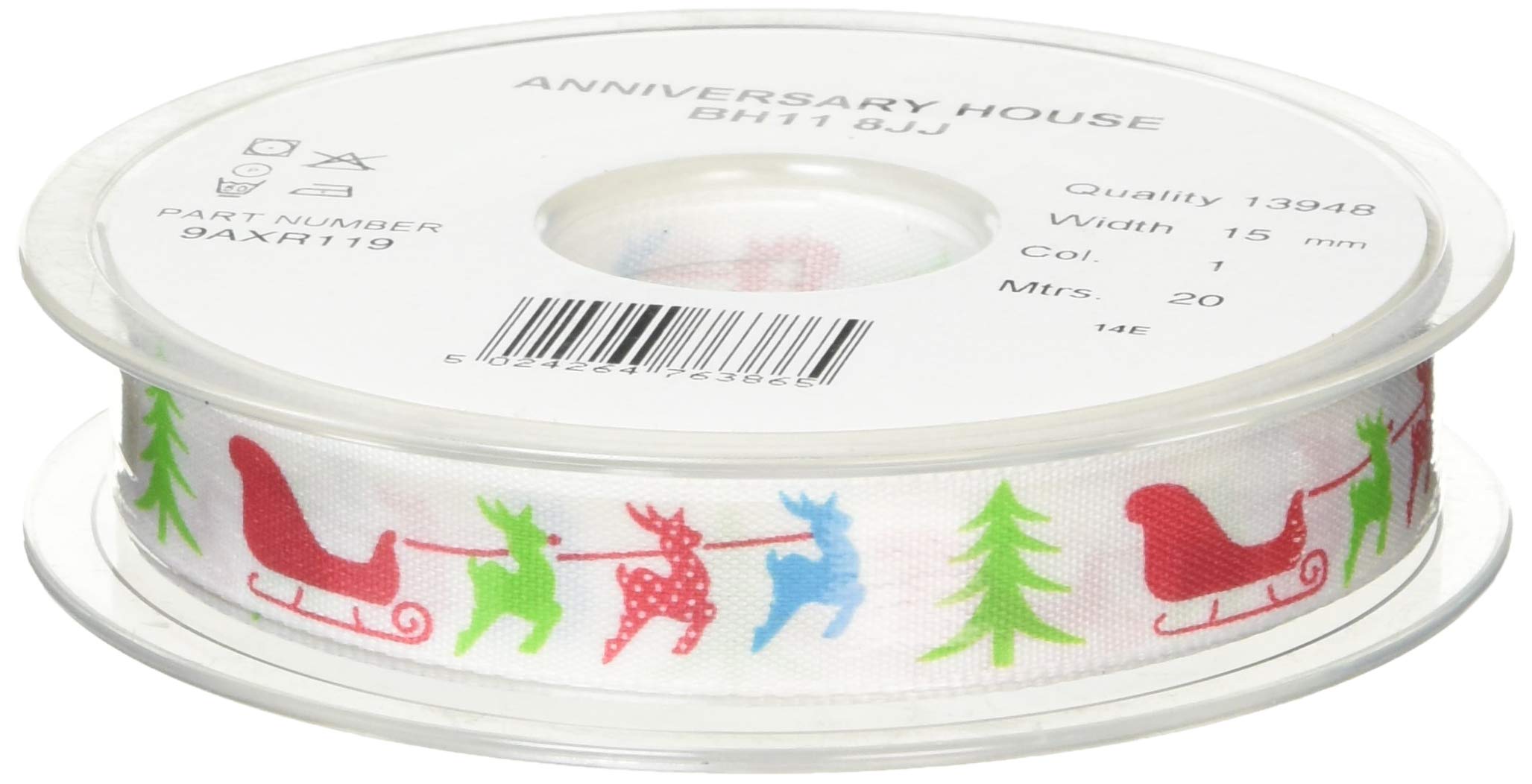 Anniversary House Sleigh Ride Cake Ribbon Reel, AXR119