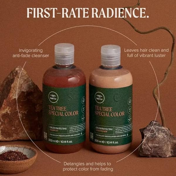 TEA TREE SPECIAL COLOR CONDITIONER, CONDITIONS + DETANGLES, PROTECTS HAIR COLOR, FOR COLOR-TREATED HAIR, 10.14 FL. OZ.