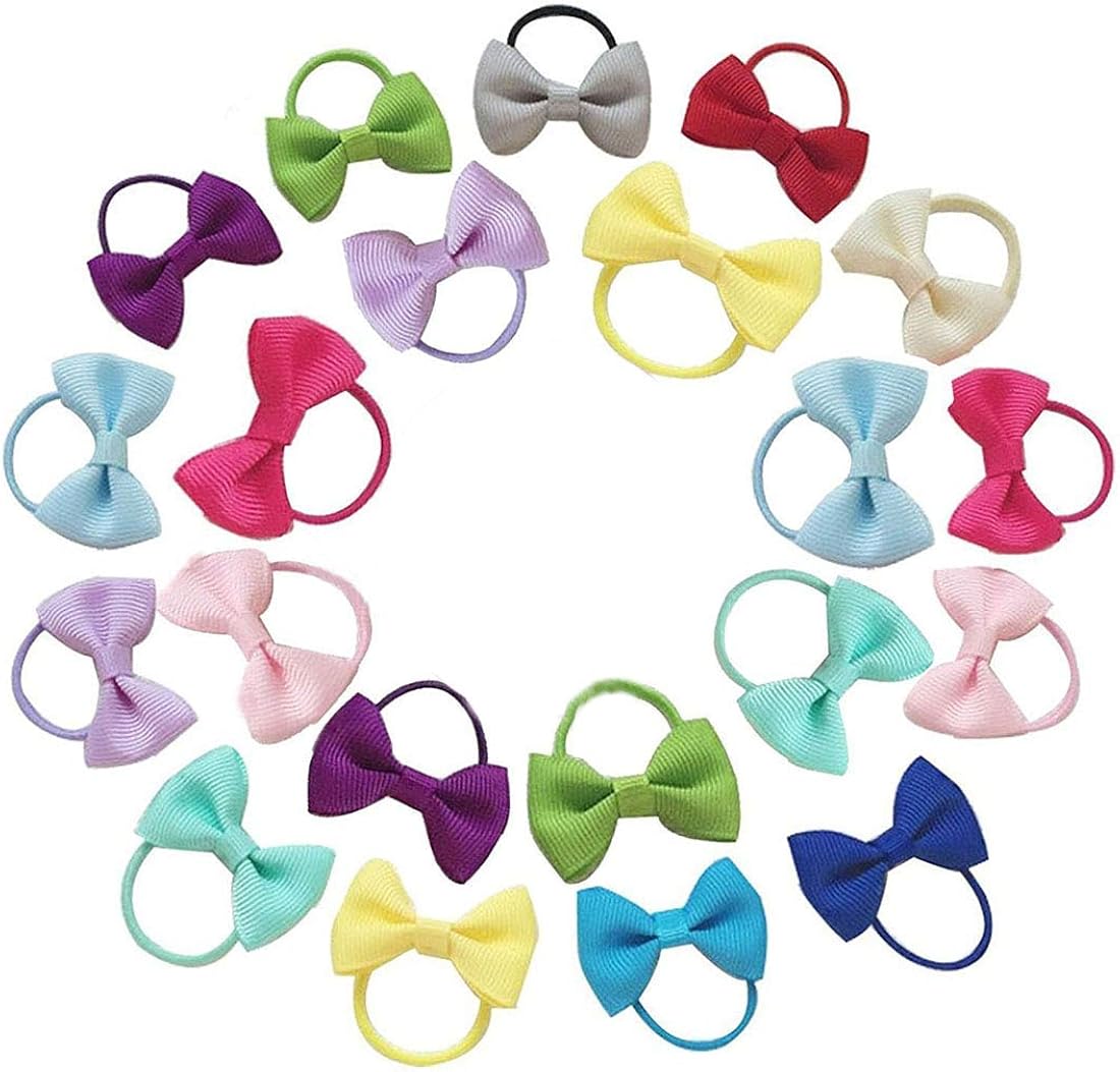 baby hair ties with bows