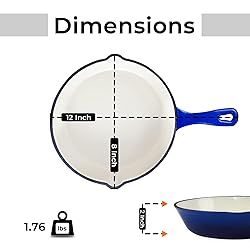 Healthy Choices 8" Small Enameled Cast Iron