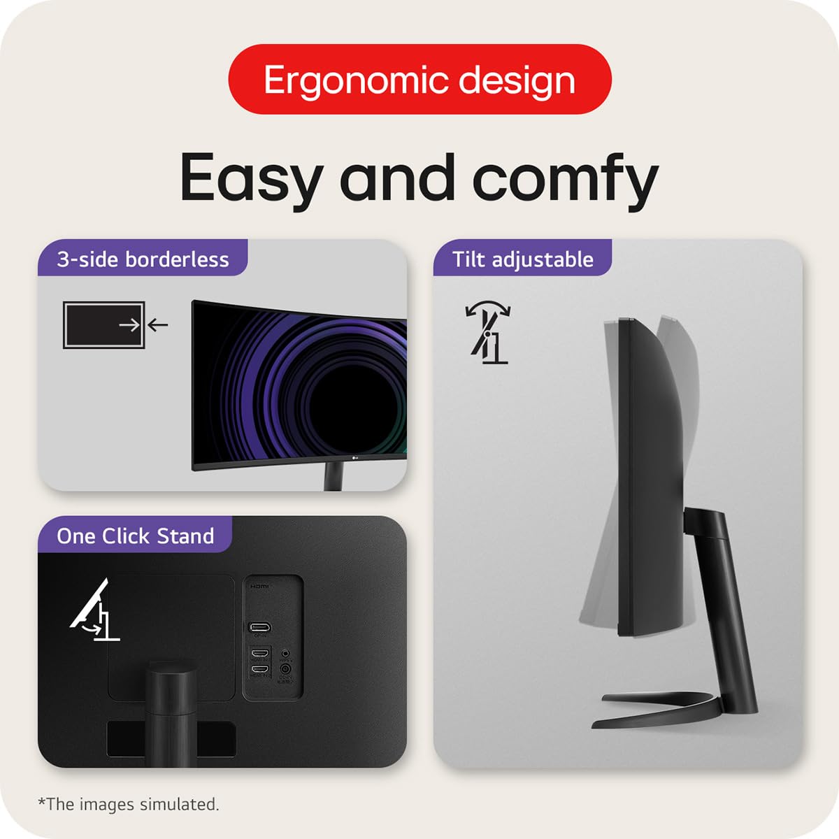 Lg Ultrawide 34Wr50Qk Monitor Displaying Multiple Windows In Productivity Setup