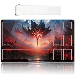 Premium Stitched MTG Playmat with Zones and