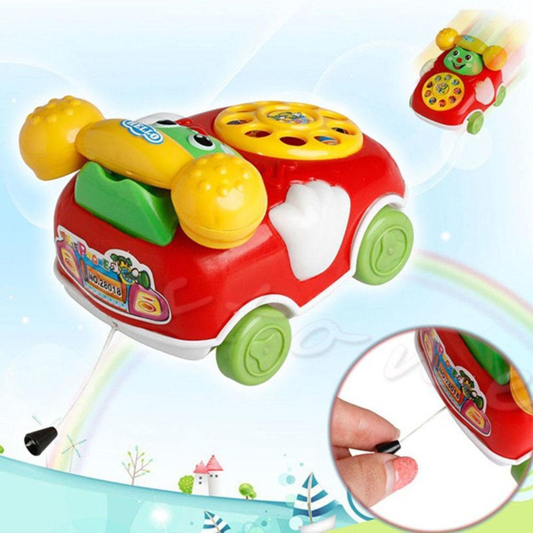 Dongba Baby Toys 2in 1 Cartoon Car Phone for Kids Educational Developmental Toys