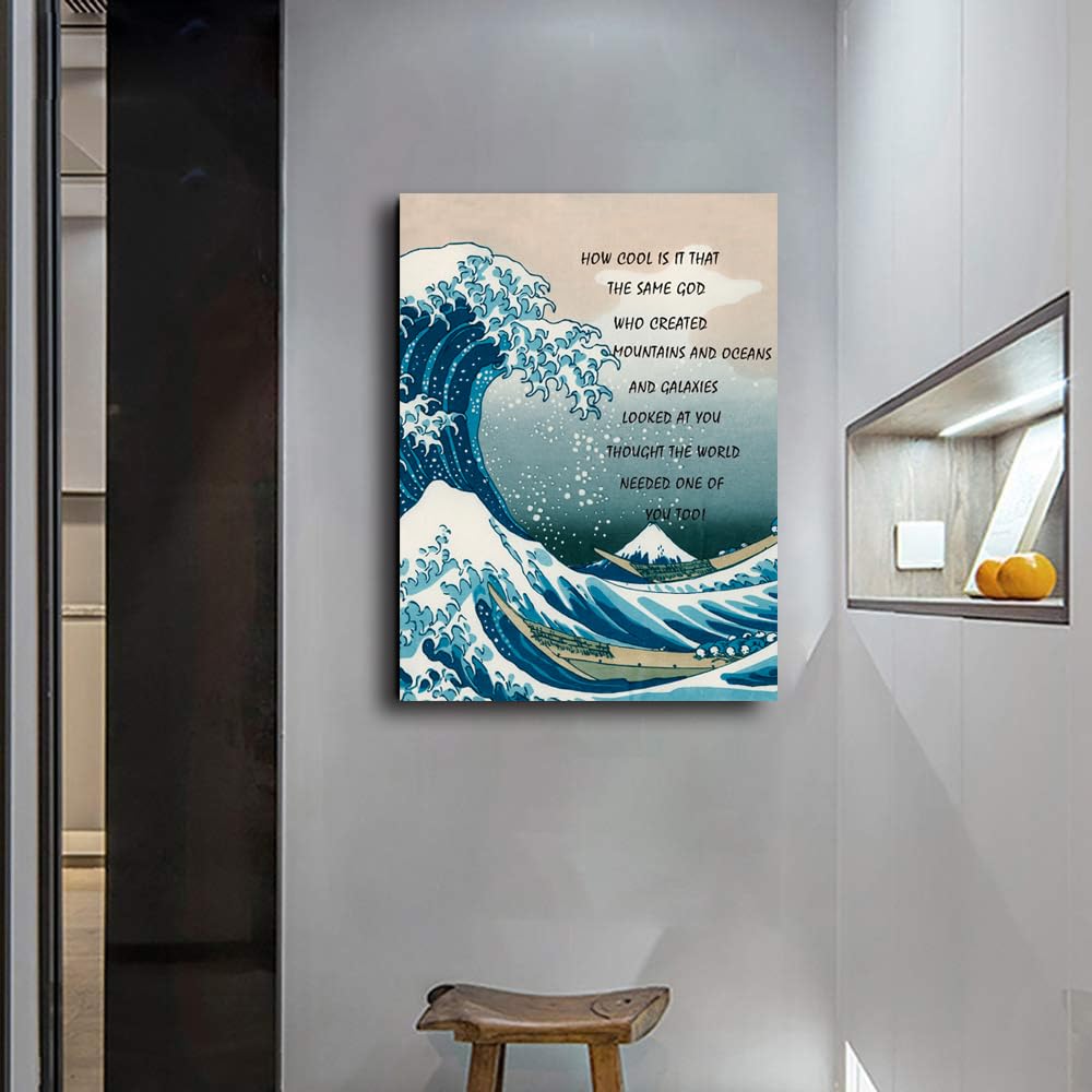 Bible Verse Canvas Print Wall Art How cool is it that the same God Canvas Wall Painting Framed Home Office Posters Artwork Decoration