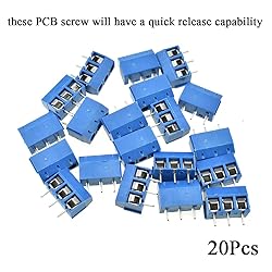 Hahiyo PCB Screw Female 300V 10A Terminal Block