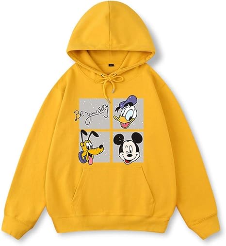 Amazon Co Jp パーカー トレーナー レディース ディズニー ミッキー Mickey Mouse ミッキープリント 長袖 プルオーバー ゆったり 可愛い 柔らかい スウェット トップス カジュアル おしゃれ 大きいサイズ 春秋冬 ホーム キッチン