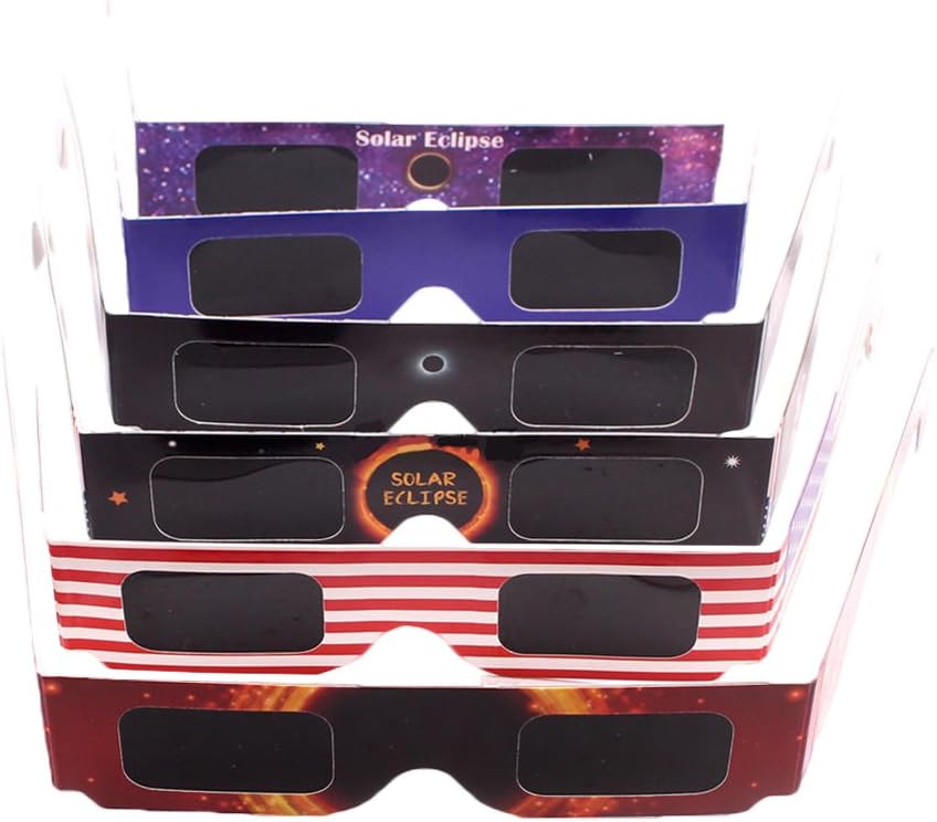 Flying Light 10 pieces Solar Eclipse Glasses-Random Color