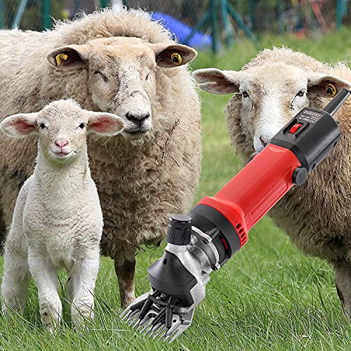 Towiac Sheep Shears 550W Professional Electric Sheep Clipper, 6 Speed