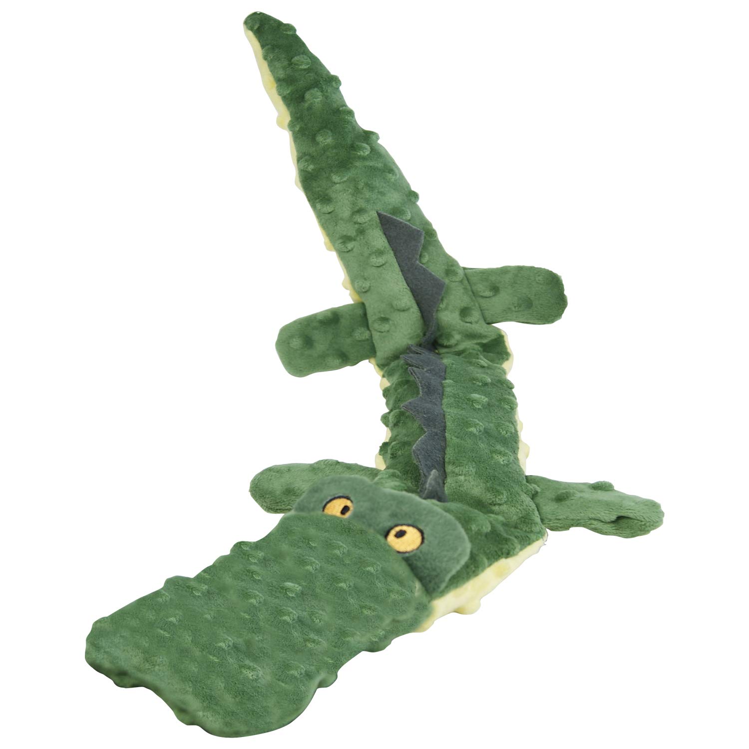 Teddy dog ​​GLORIA - Size 63 cm - Plush Crocodile DogMonsters - Dog Toy - Plush with Sound - soft texture - Highly resistant - Green Color