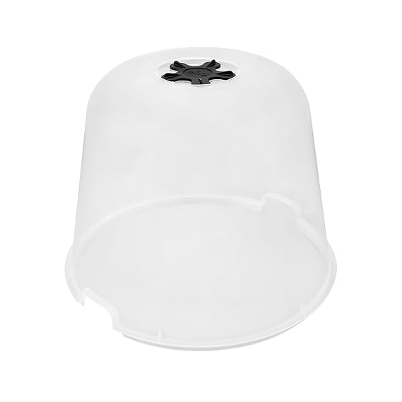 Elho Green Basics Anzucht Haus Rund 30 - Transparent - Drinnen & Draußen - L 30 x W 30 x H 23.1 cm