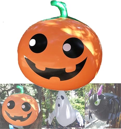 Amazon Co Jp ハロウィン 装飾 吊り下げ お化け屋敷装飾 かぼちゃ 幽霊 クモ 飾り デコレーション ハンドポンプ付き エアブロー ハロウィンギフト かわいい 置物 グッズ 小道具 おしゃれ 室内 屋外 庭 店舗 空間演出 パーティ 文化祭 学園祭 かぼちゃ おもちゃ