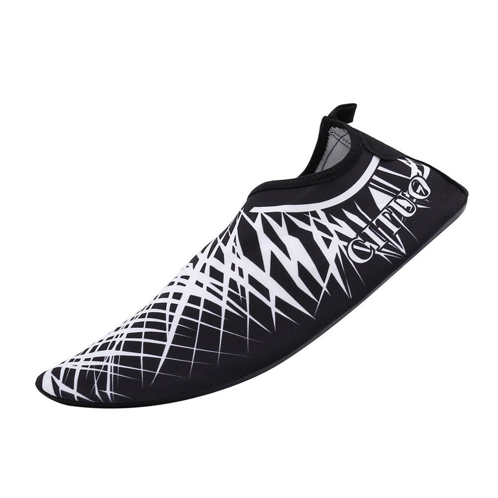 Unisex Aquaschuhe Strandschuhe, Weiche schnelltrockene rutschfeste Schwimmschuhe geeignet für Tauchen Schnorcheln Schwimmen, für Damen & Herren, Erwachsene & Kinder