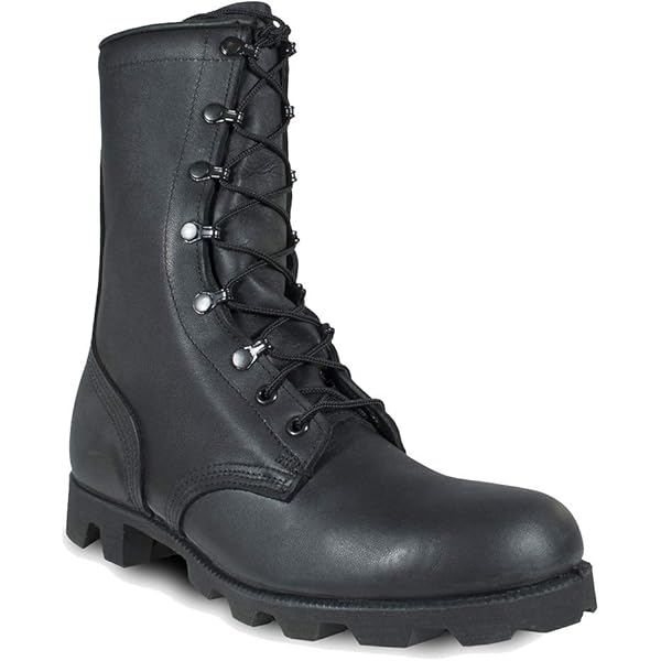 Stivali Stile GI Neri Stivali Militari Giungla Rothco Uomo - Stile G.I., In Pelle, Per Outdoor, Trekking E Look Robusto Ciabatte Esercito - Foto 4