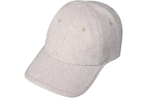 Besforta Linen Baseball Cap Summer Soft Breathable Adjustable Outdoor Dad Hat for Men Women