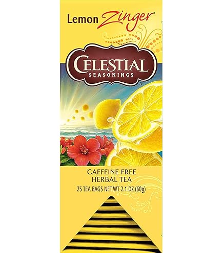 Amazon.com : Celestial Seasonings Caffeine Free Lemon Zinger