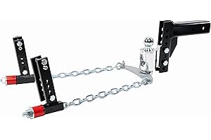 Andersen HITCHES | 3398.3 | Weight Distribution Hitch | No Bounce No Sway | Tow Accessories | 8" Drop/Rise, 2-5/16" Ball, 3" Shank, 3"/4"/5"/6" Bracket, 16k lb GTWR, 1600 lb Tongue