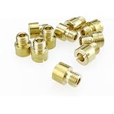 Glixal Jog 49cc 50cc 72cc VM11 VM22 Carburetor Main Jet (10 PCS) | M6x0.75, #70 #75 #80 #85 #90 #95 #100 #105 #110 #115, Compatible with Pit Bike ATV Dirt Bike 1PE40QMB Engine Scooter Carbs