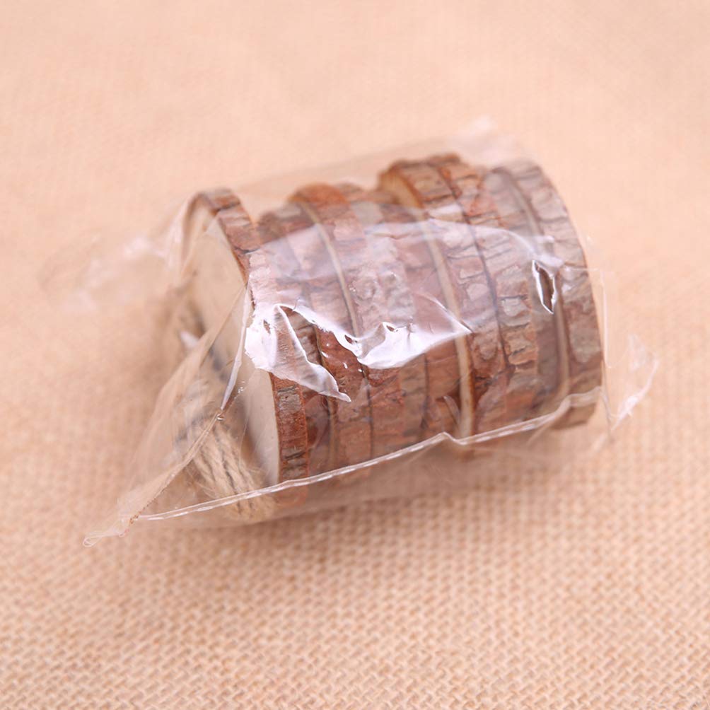 Centrotavola In Legno Natalizi.Nuobesty 10 Pezzi Fette Di Legno Naturale Centrotavola In Legno Cerchi Incompiuti In Legno Per Ornamenti Natalizi Fai Da Te Per Arti E Mestieri Legno Grezzo