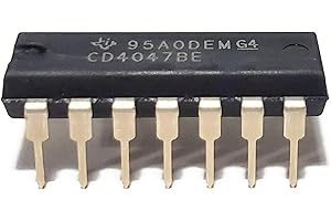 Juried Engineering CD4047BE CD4047B CD4047 CMOS Low-Power Monostable/Astable Multivibrator Breadboard-Friendly IC DIP-14 (Pack of 10)