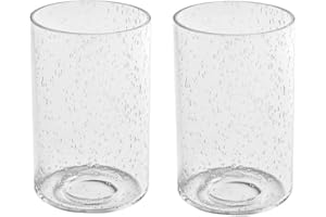 SGLED Seeded Glass Shades Bubble Glass Lamp Shade Light Fixture Replacement Glass Globe with 1-5/8-Inch Fitter