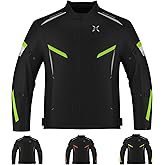 FTX Motorcycle Jacket for Men, Motorcycle Full Body Protective Gear Armor, Cordura Textile Fabric Motorcycle Jacket for Men