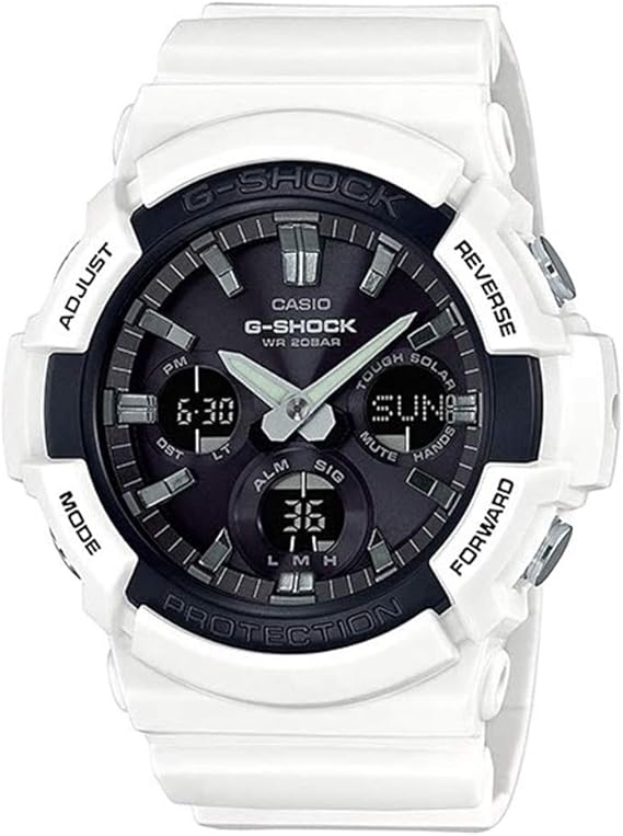 Amazon カシオ Casio G Shock ジーショック メンズ タフソーラー 電波受信 アナデジ 防水 ブラック ホワイト 白黒 モノクロ Gaw 100b 7a 腕時計 並行輸入品 メンズ腕時計 腕時計 通販