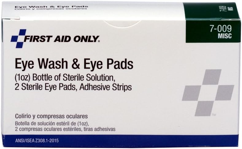 First Aid Only 7-009 5 Piece Eye Wash Kit: Industrial & Scientific