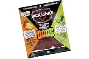 Jack Links Dual Flavour Beef Jerky, Mango and Jalapeño, 80g, 9g Protein