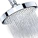 Shower Head - LIMITED TIME SALE - Rainfall High Pressure 6” - Rain High Flow Fixed Luxury Chrome Showerhead - Removable Water Restrictor - For the Best Relaxation and Spa
