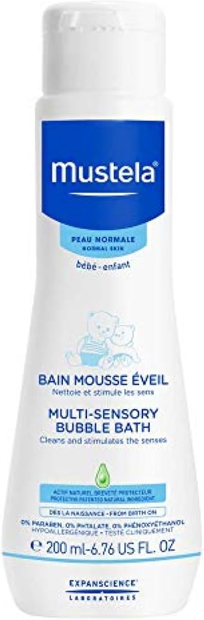 Mustela Bath Mousse Eveil 200 ml Baby Bubble Bath Pack 1