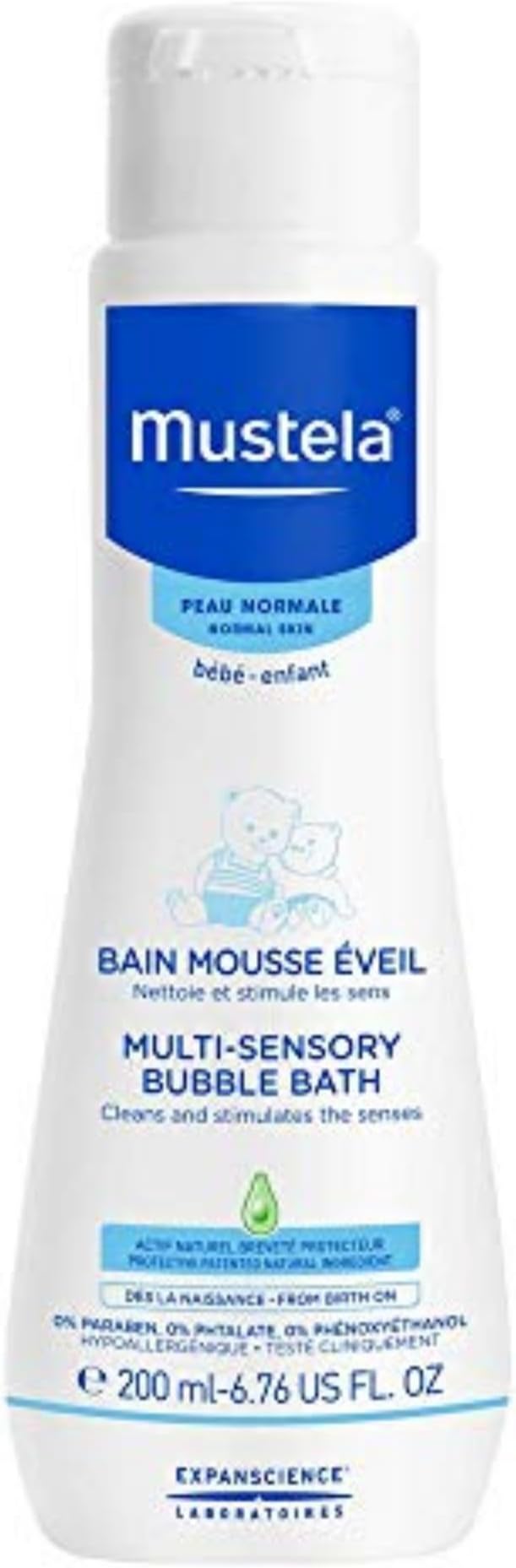 Mustela Bath Mousse Eveil 200 ml Baby Bubble Bath Pack 1