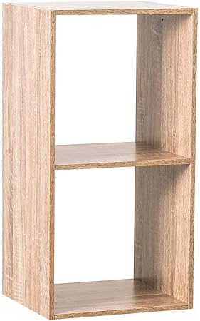 Estante de madera de 2 cajas: Amazon.es: Hogar