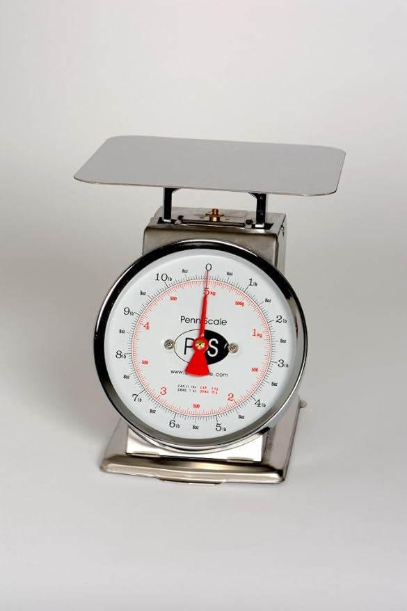 Penn Scale P10 Top Loading Dial Scale Mechanical Kitchen