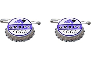 Set of 2- Replica ELLIE BADGE GRAPE SODA BOTTLECAP PIN! "UP" & Sticker Gift Bags