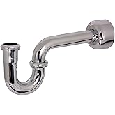 PROFLO PFPTB100 1 Series 1-1/4" X 1-1/4" 17 Gauge P-Trap No Cleanout - Chrome