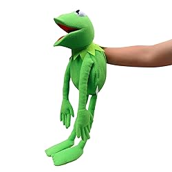 Kermit Frog Hand Puppet, Frog Plush,The Muppets