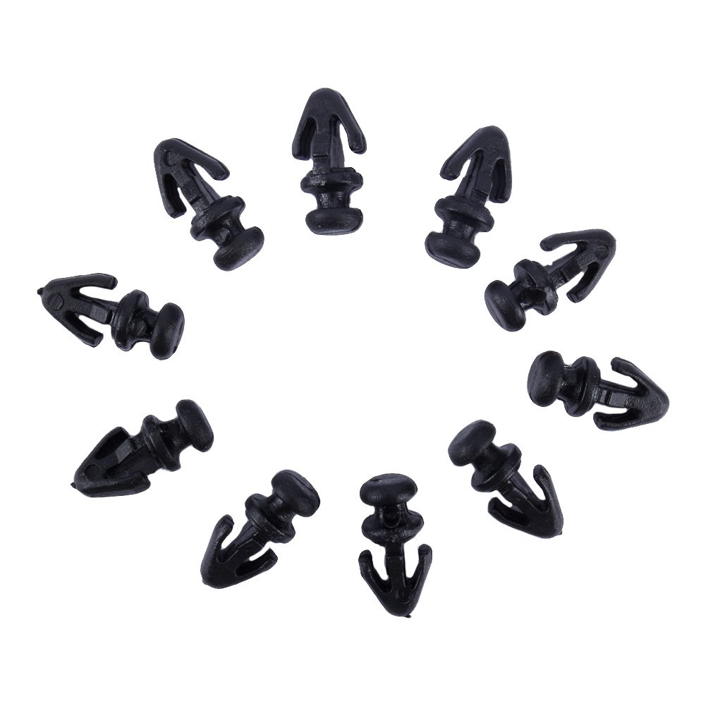 10Pcs Car Auto Door Panel Clips Door Seal Clips Door Gasket Sill Seal Trim Fasten Clip Weatherstrip mondeo door seal clips