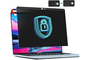 STARY Privacy Screen MacBook Air 13 Inch(2018-2021,M1) |Mac Pro 13 in(2016-2022,M1,M2), Magnetic Removable Anti Glare Anti Blue Light Filter MacBook Air/Pro Privacy Screen for 13.3In with Camera Cover