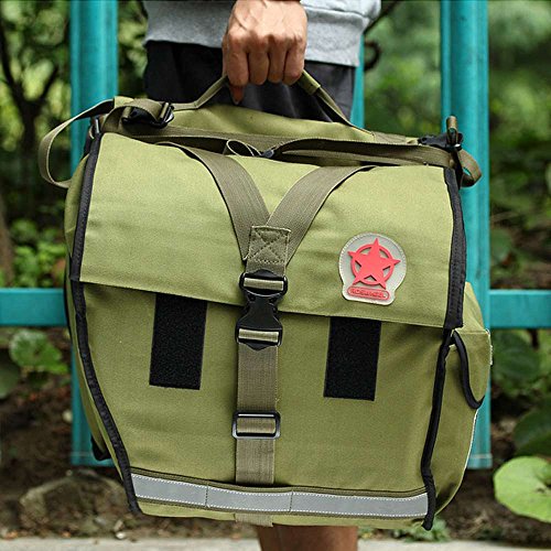 COTEetCI Bike Trunk Bag Rear Rack Waterproof Bicycle Pannier Seat Bag Cycling Pouch Carrier Bag - Thumbnail 7