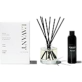 L’Avant Collective Fresh Linen Reed Diffuser – Premium Home Fragrance with Essential Oils, Long-Lasting Scented Diffuser for Bedroom, Bathroom & Living Room – Stylish & Sophisticated Oil Diffuser