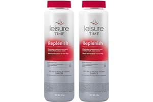 Leisure Time 45310-02 Spa Replenish Shock Oxidizer for Spas and Hot Tubs, 2-Pounds, 2-Pack