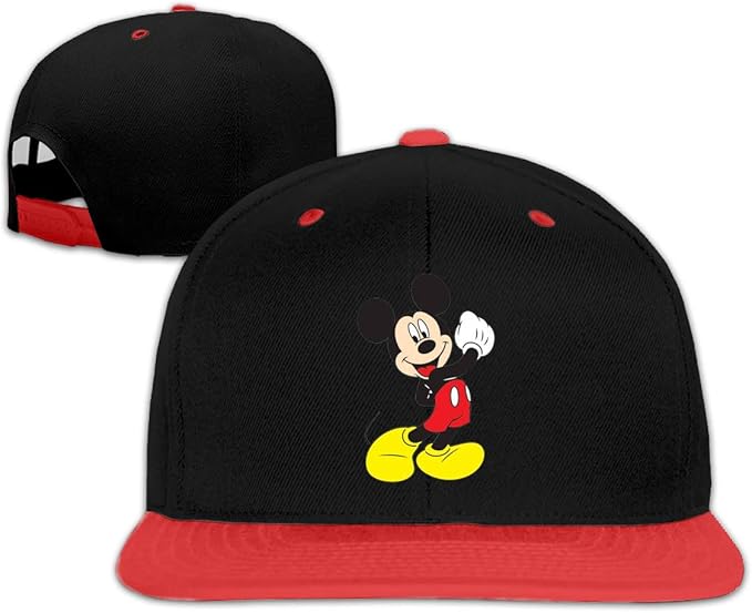 Mickey Mouse Custom Adjustable Baseball Hat for Baby Red