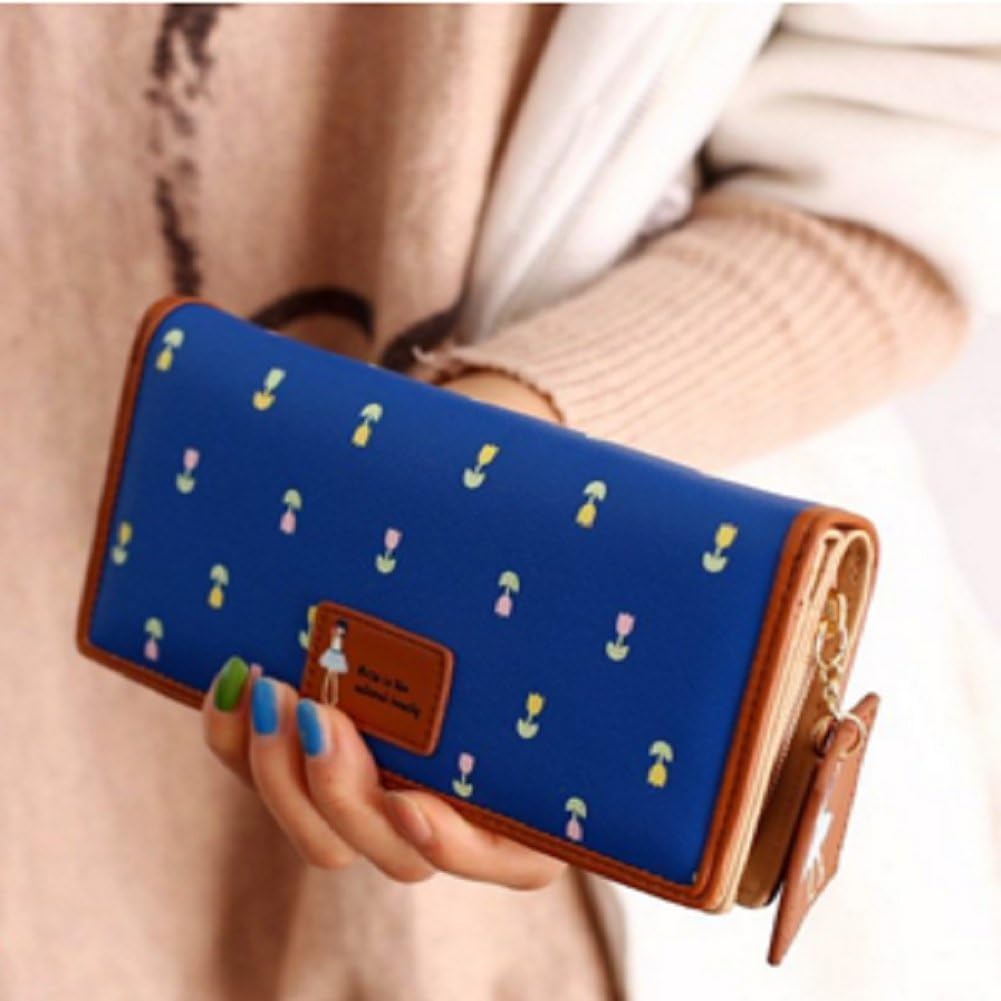 Fashion New Brand Long Women Wallet Leather Purse Desigual Bags Woman Clutch Purses Colete De Pele Kip Wallet Lambskin Bag