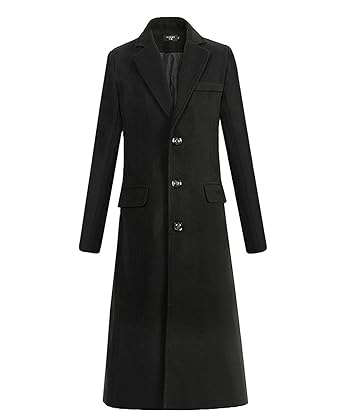 髪型 最高ロングコート メンズ 膝下