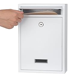 KYODOLED Key Lock MailBoxes for Outside, Locking