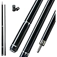 ZOKUE Carbon Fiber Pool Cue Stick Low Deflection Full Carbon Technology Pool Sticks for Adult with Carbon Fiber Shaft 1/2 Split Billiards Pool Stick with 10.5/11.5/12.5mm Tip