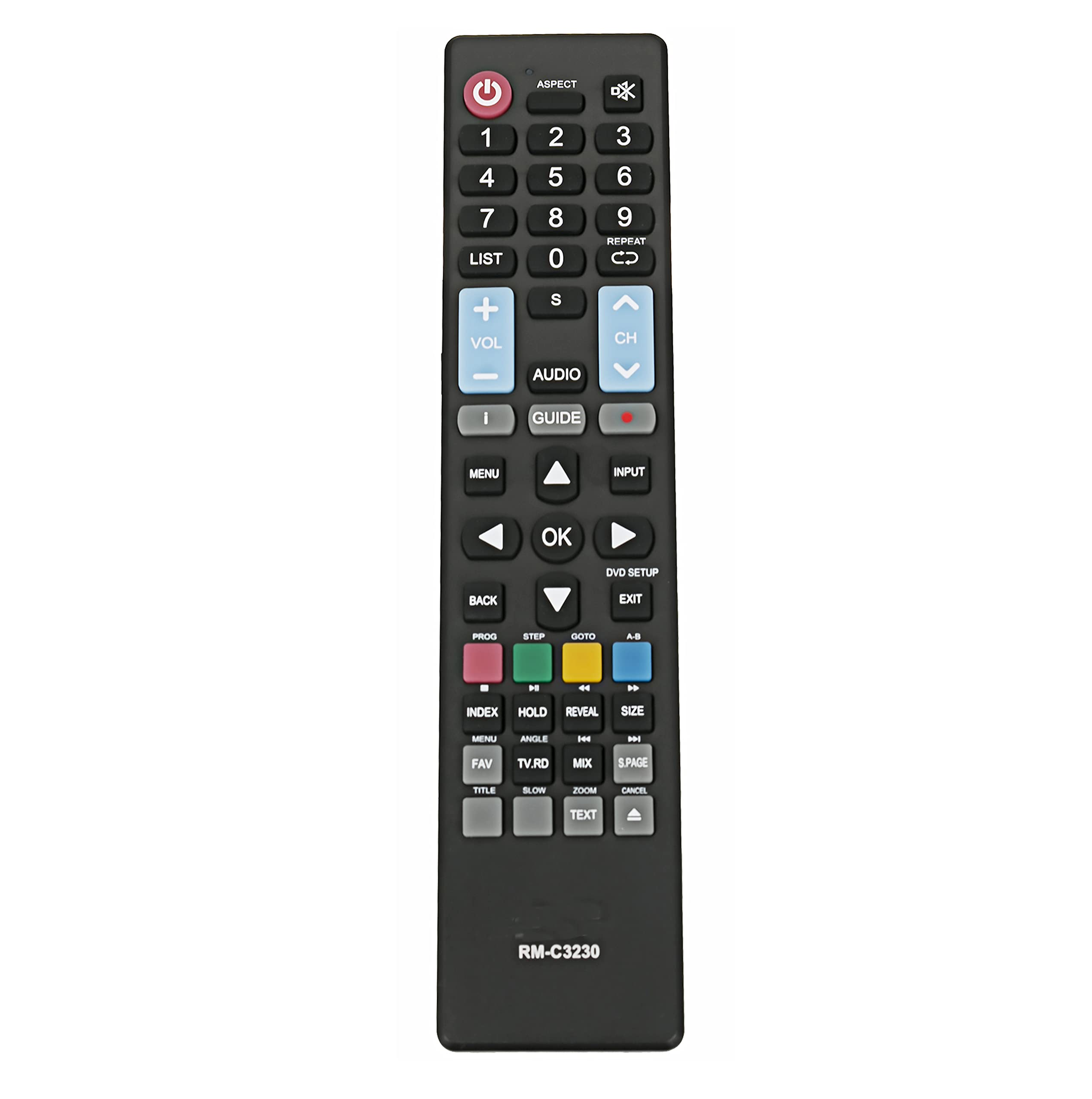 AULCMEET RM-C3230 50F1 Replacement Remote Control Compatible with JVC 4K OLED Smart TV LT-32C365 LT-39C640 LT-32C360 LT-32C485 LT-39C460